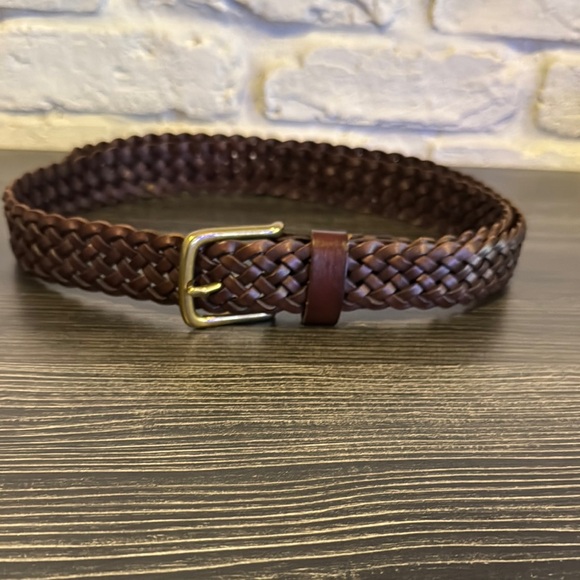 Madewell Other - Madewell brown leather braided belt